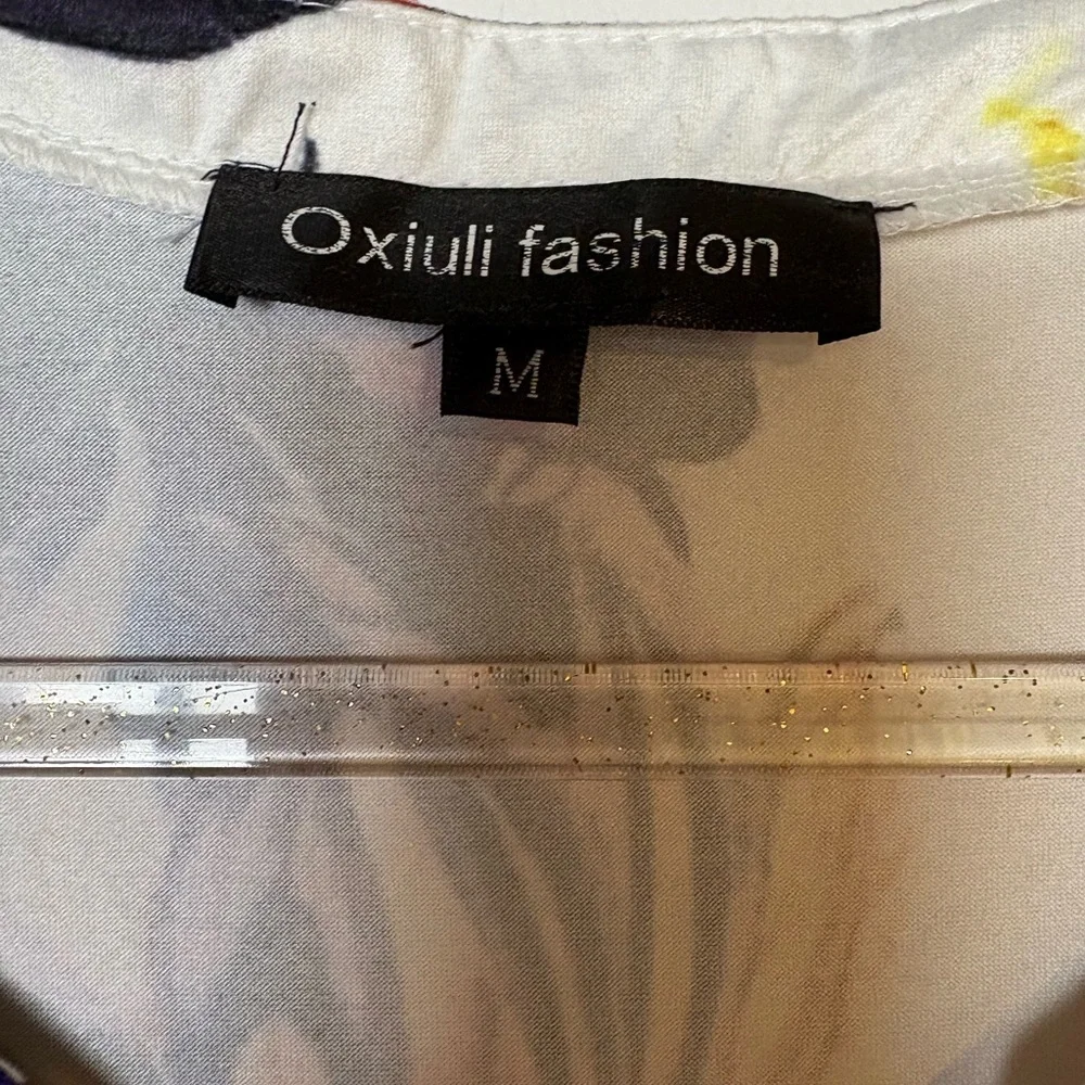 Tropical Floral Women's Midi Dress - Picture 3 of 3